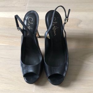 Cole Haan Black Slingback Pumps (6.5)